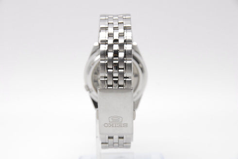 【 N MINT+ 】 Seiko 5 7S26-01V0 Day/Date Silver Dial 21 Jewels AT Watch from JAPAN